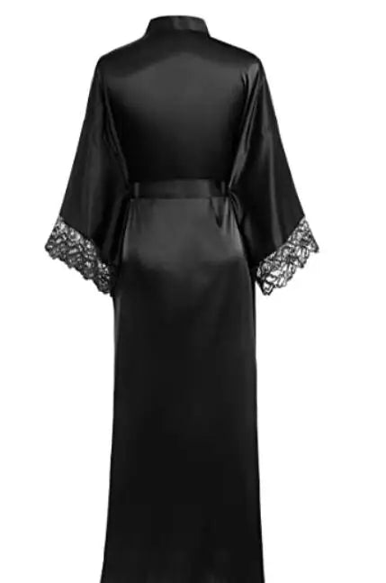 Floral Satin Bridesmaid Kimono