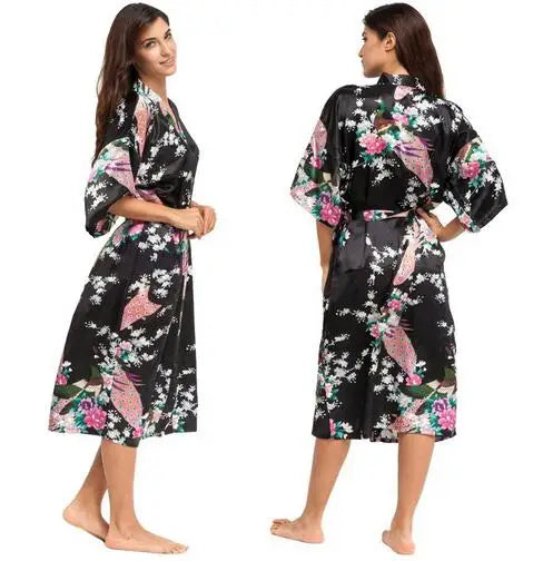 Satin Bridesmaid Kimono