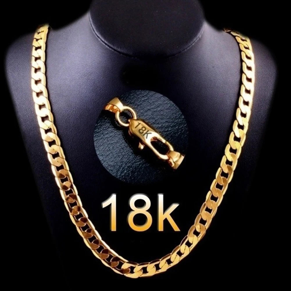 Fashion 18K Cuban Chain