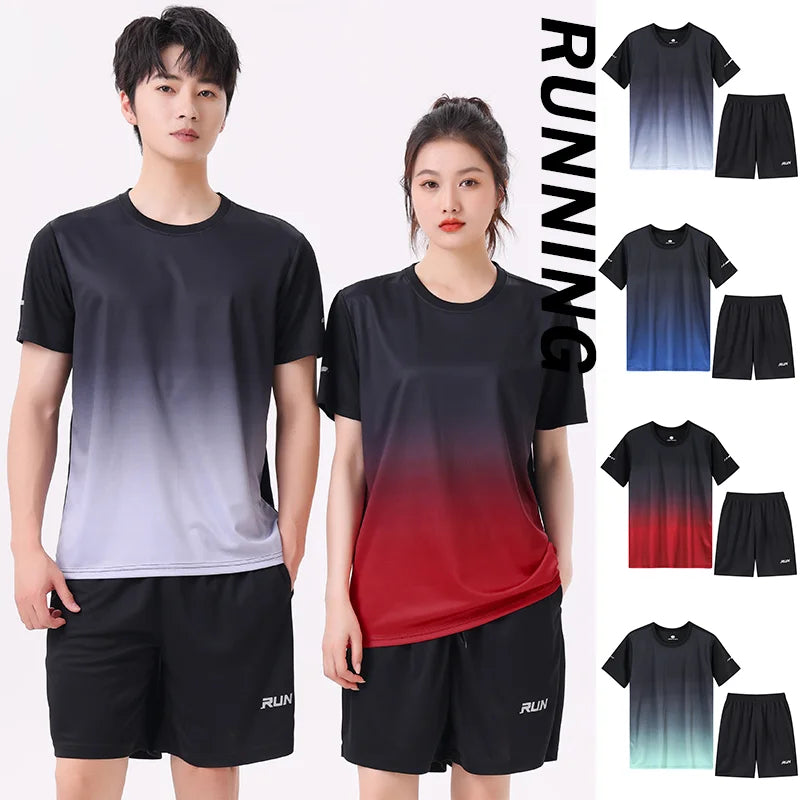 Quick-Dry T-Shirt and Shorts Set