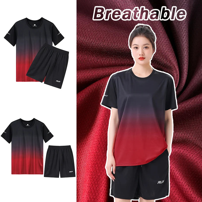 Quick-Dry T-Shirt and Shorts Set