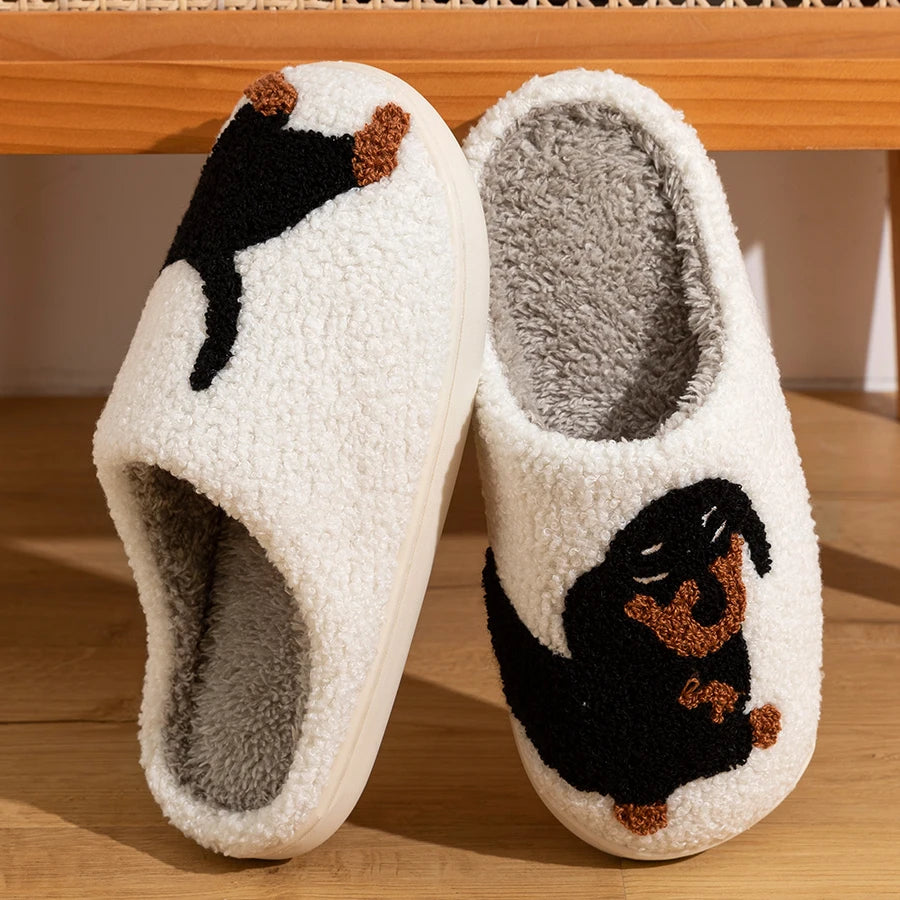 Wiener Dog Winter Slippers