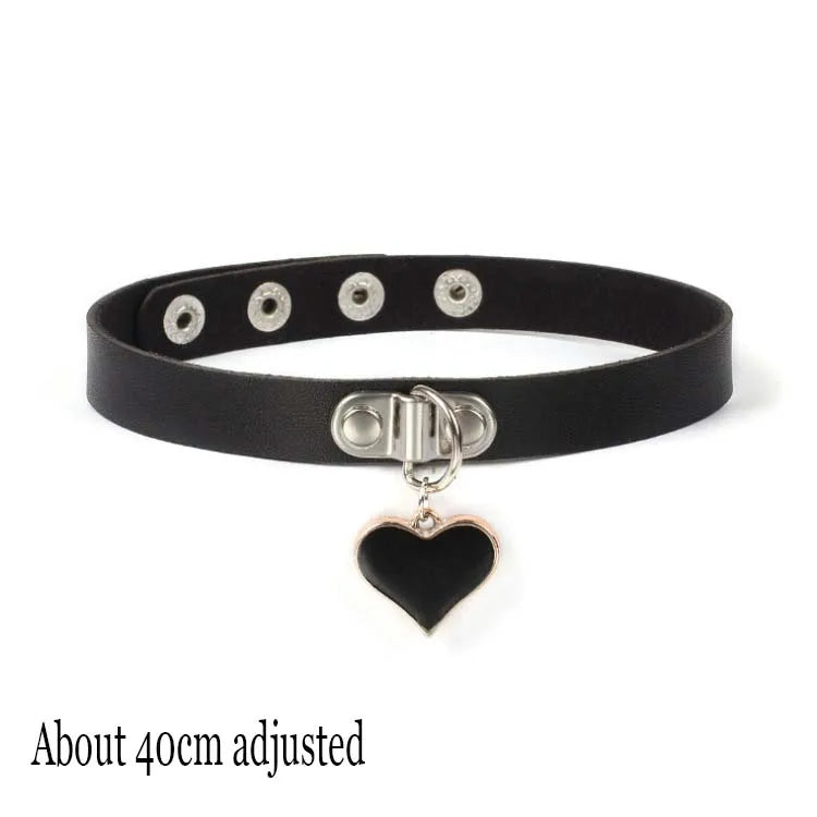 Punk Heart Choker