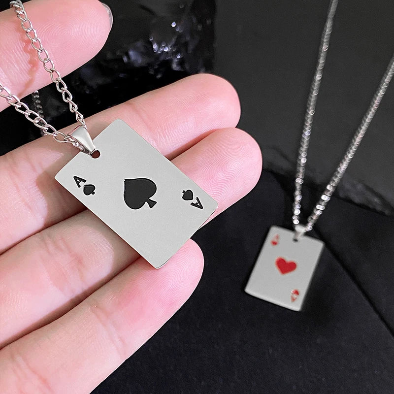 Stainless Card Pendant