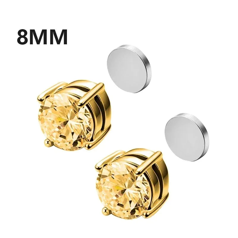Magnetic Zircon Studs