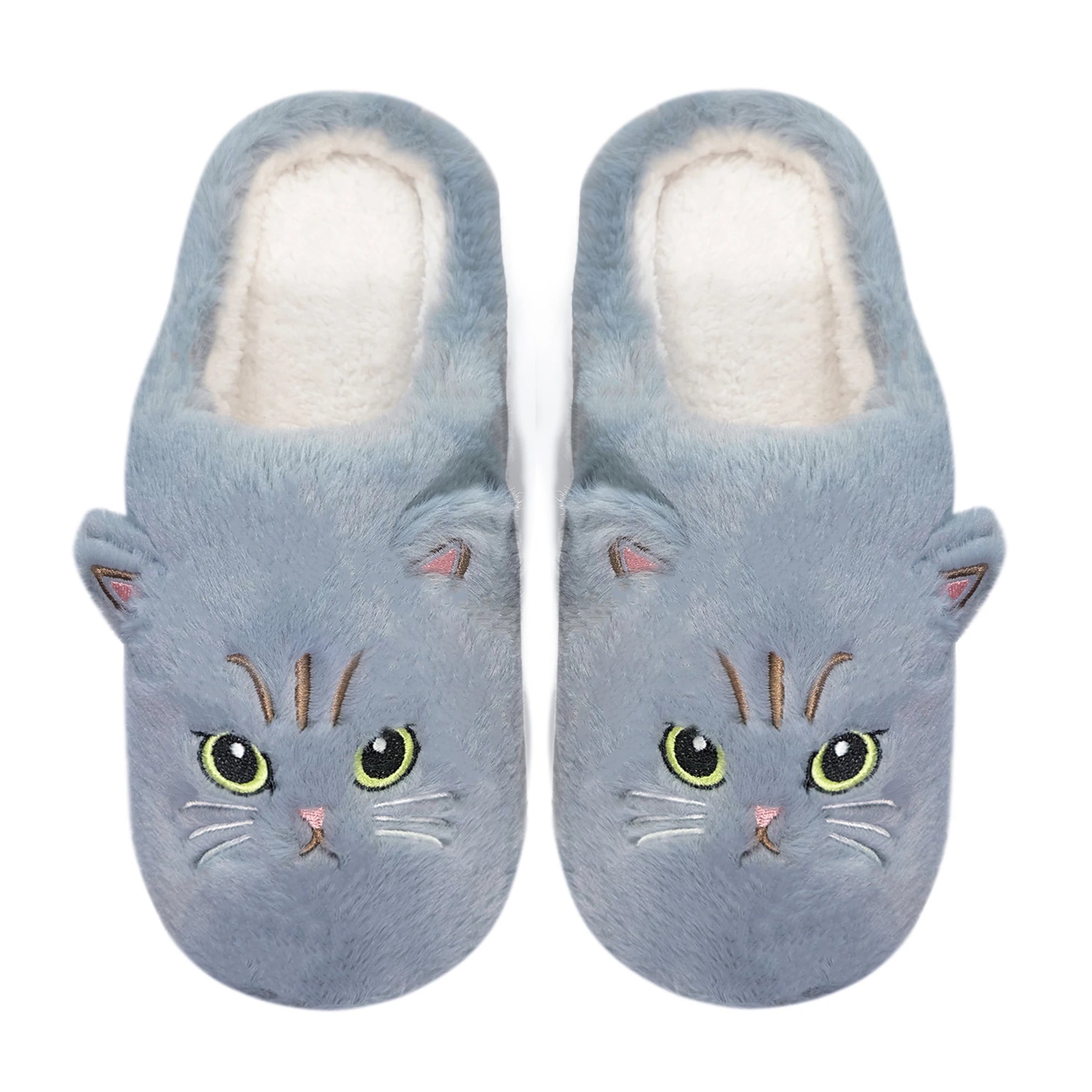 Novelty Cat-Shaped House Shoes