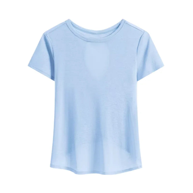 Cross-Back Running Tee