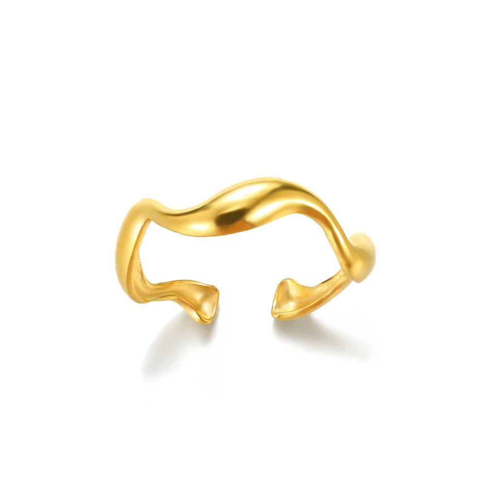 Gold Stainless Steel Wedding Bands