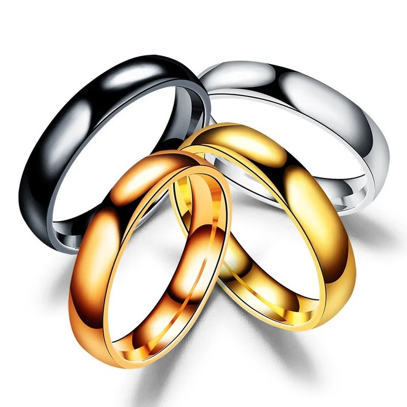High-Polished Couple Band