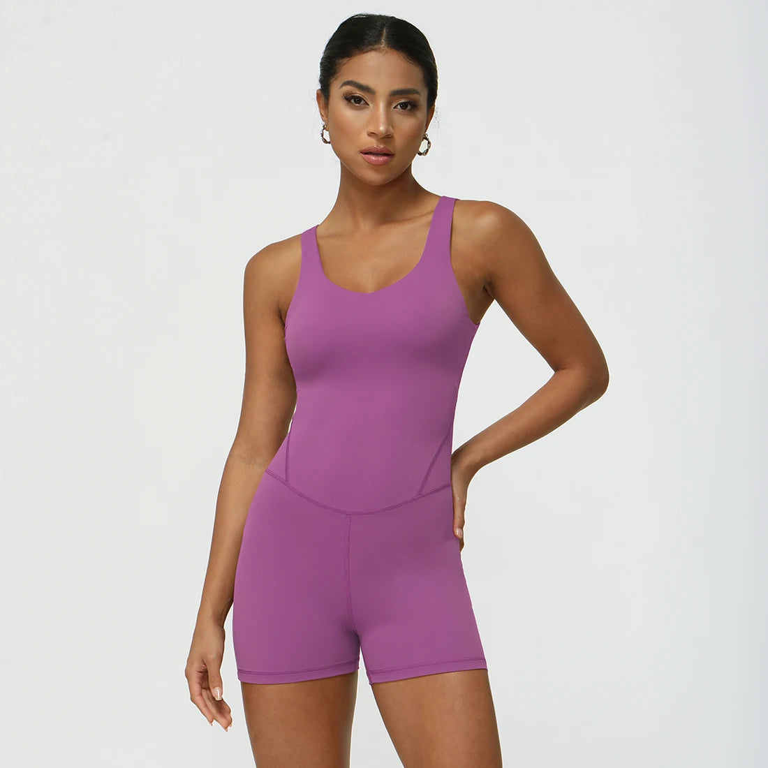 Sleeveless Biker Unitard