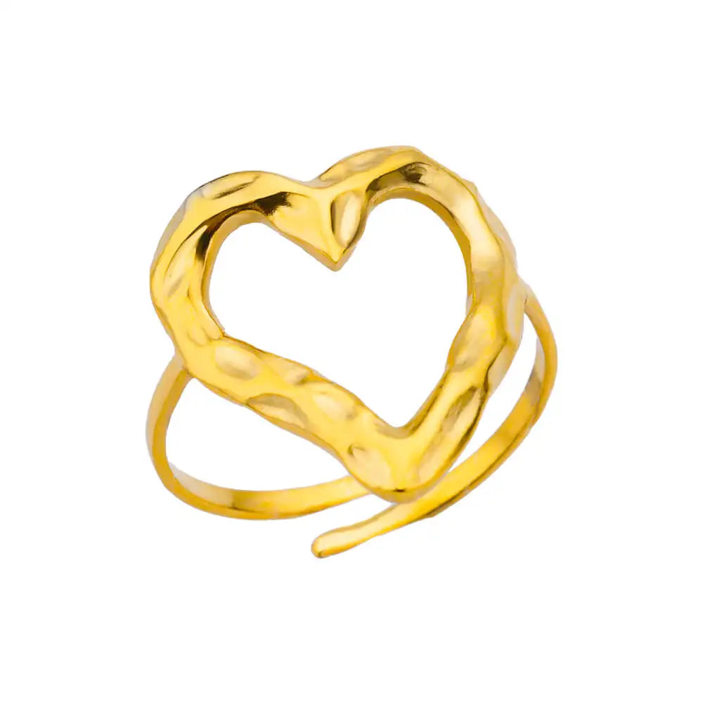 Gold Stainless Steel Wedding Bands
