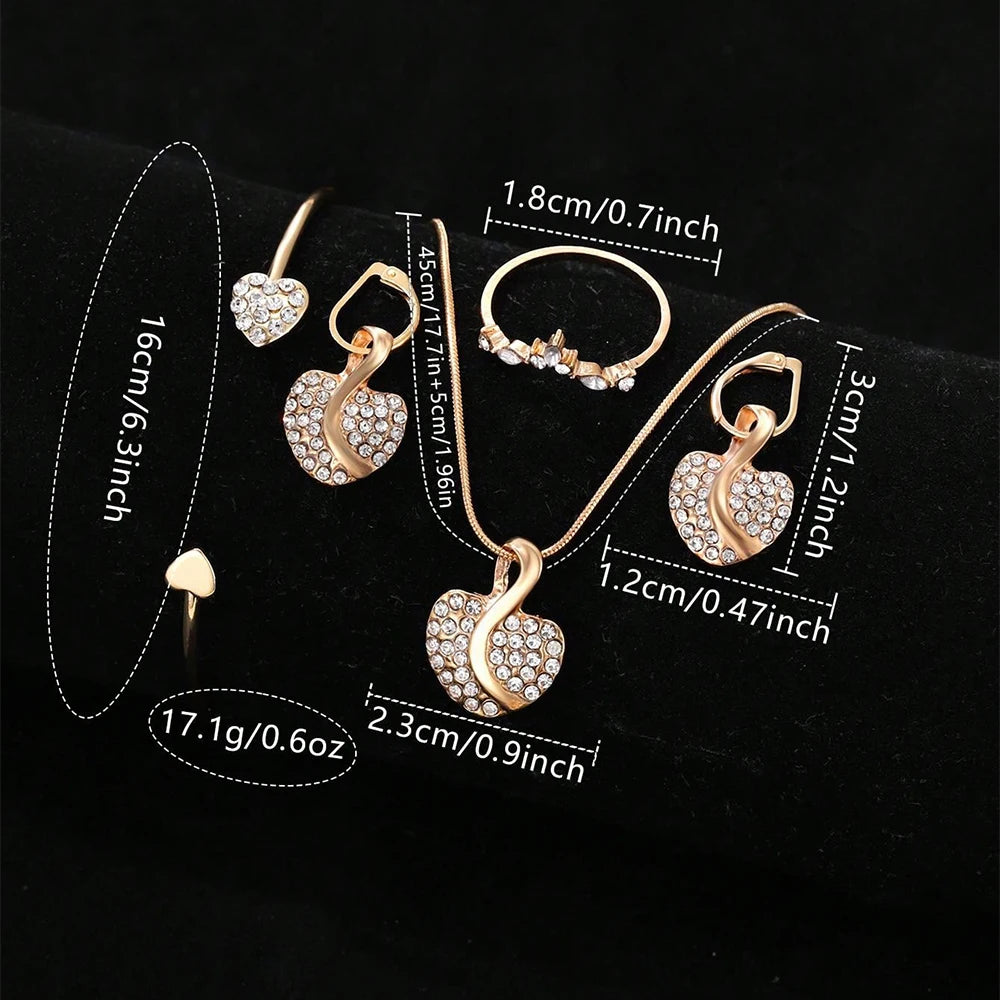 Luxury Rhinestone Watch Set