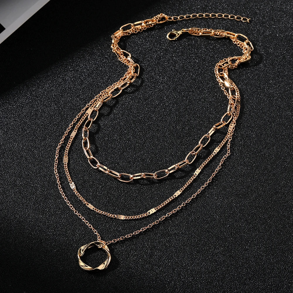 Gold Layered Chains