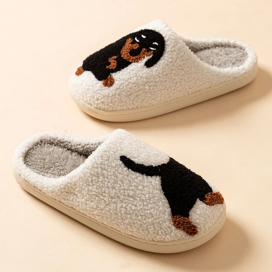 Wiener Dog Winter Slippers