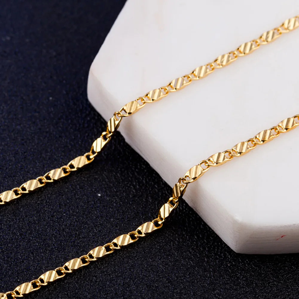 Fashion Side Link Necklace