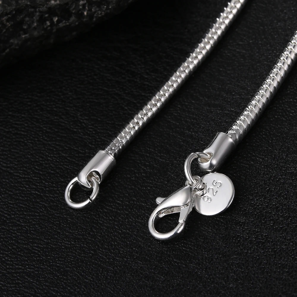 Silver Snake Necklace