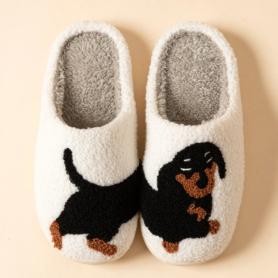 Wiener Dog Winter Slippers
