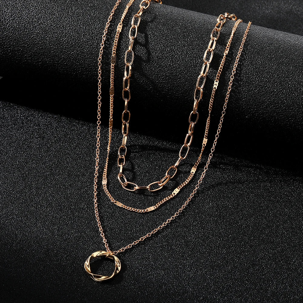 Gold Layered Chains