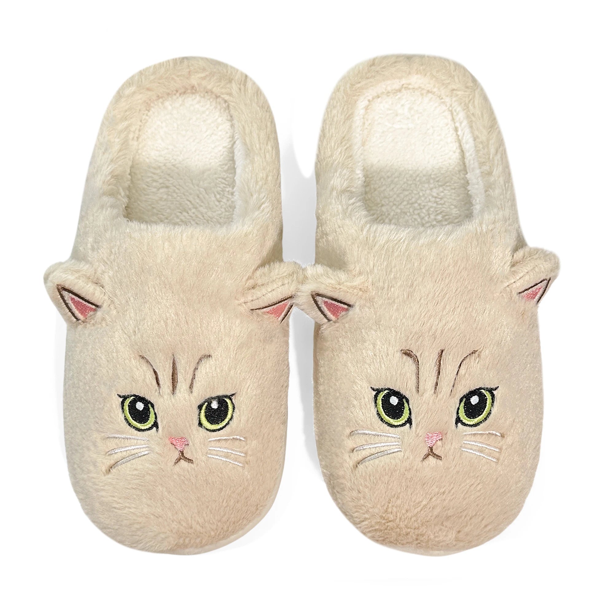 Novelty Cat-Shaped House Shoes