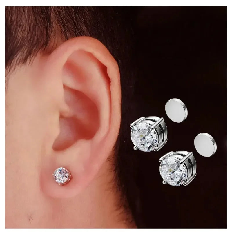 Magnetic Zircon Studs