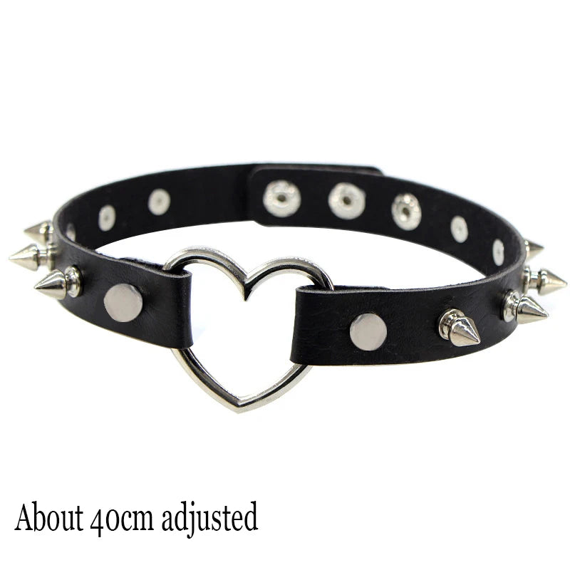 Punk Heart Choker