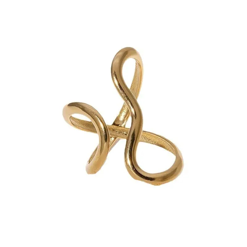 Waterproof Gold Open Ring