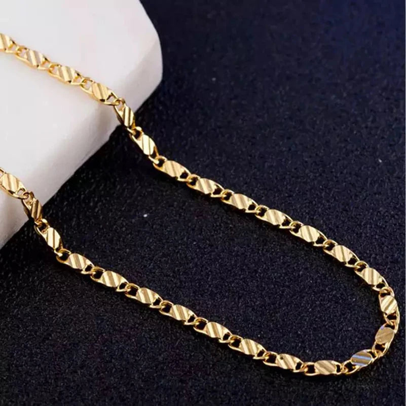 Fashion Side Link Necklace