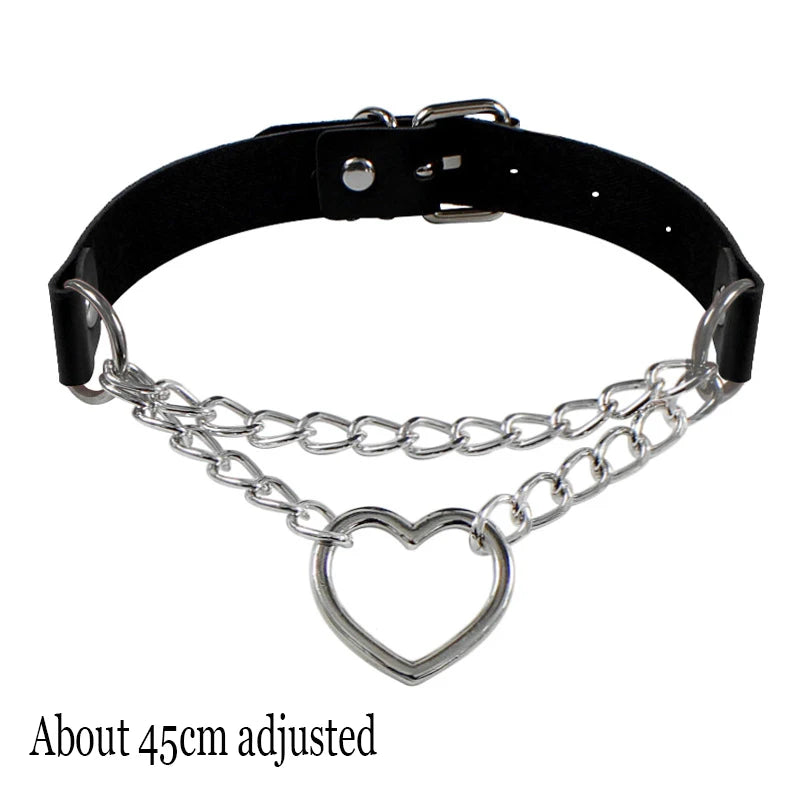 Punk Heart Choker