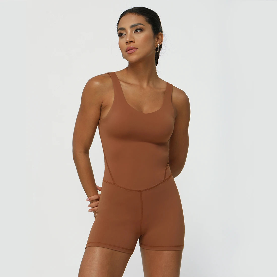 Sleeveless Biker Unitard