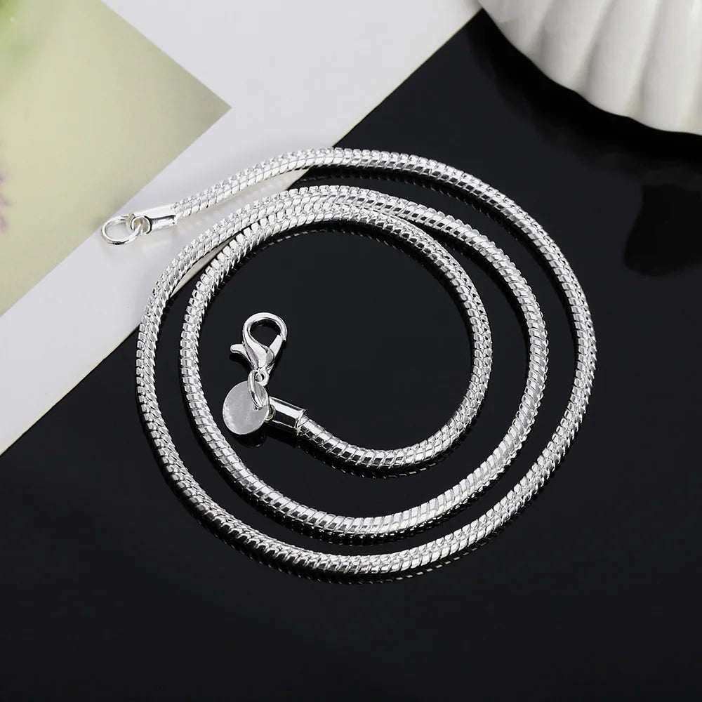 Silver Snake Necklace