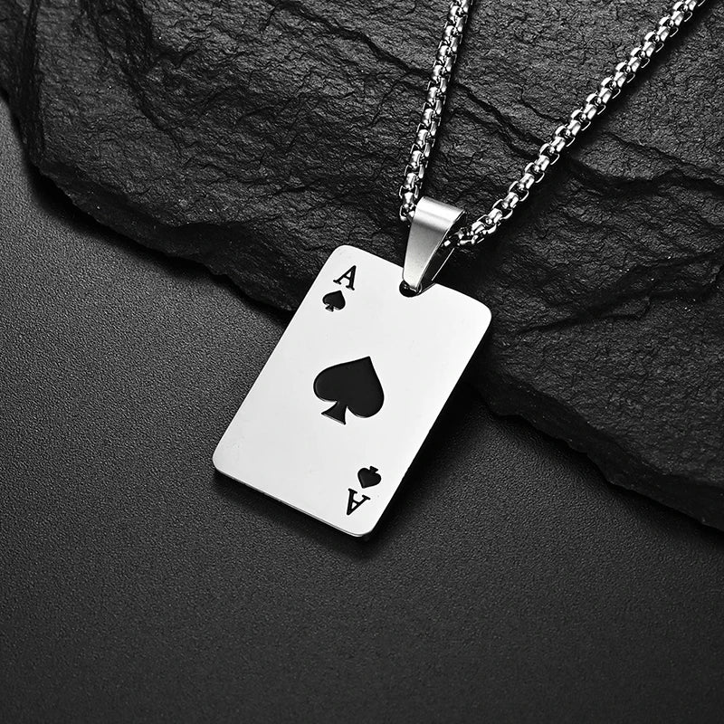Stainless Card Pendant