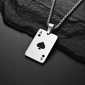 Stainless Card Pendant