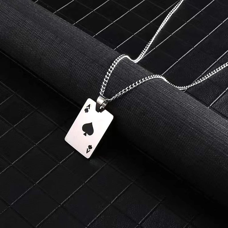 Stainless Card Pendant