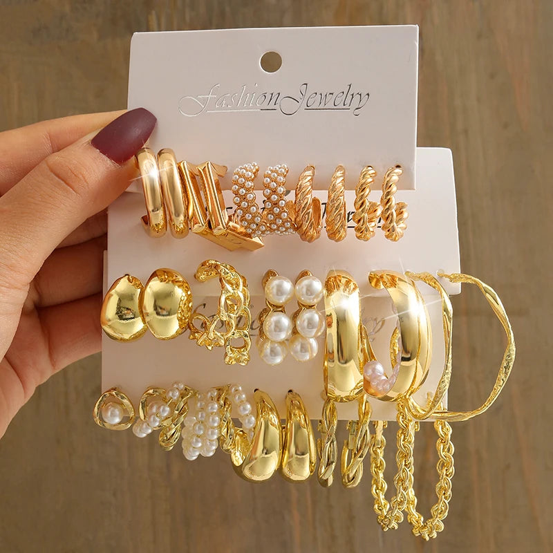 Twine Pearl Drop Set