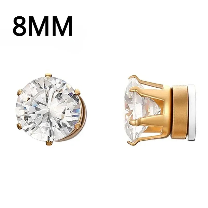 Magnetic Zircon Studs