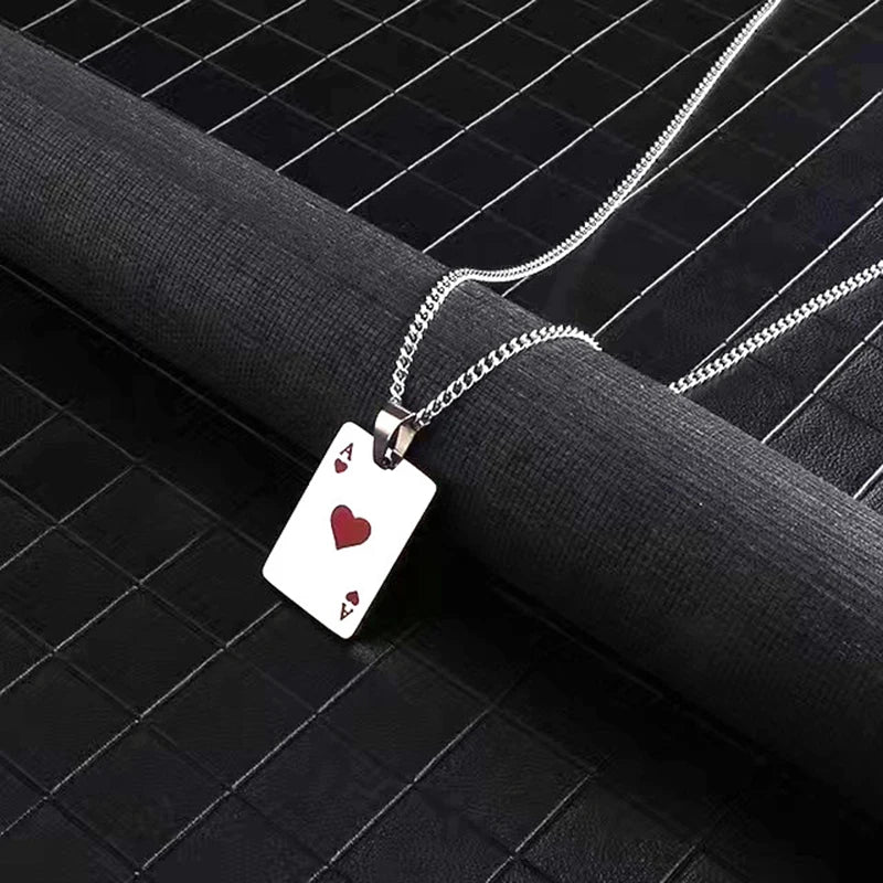 Stainless Card Pendant