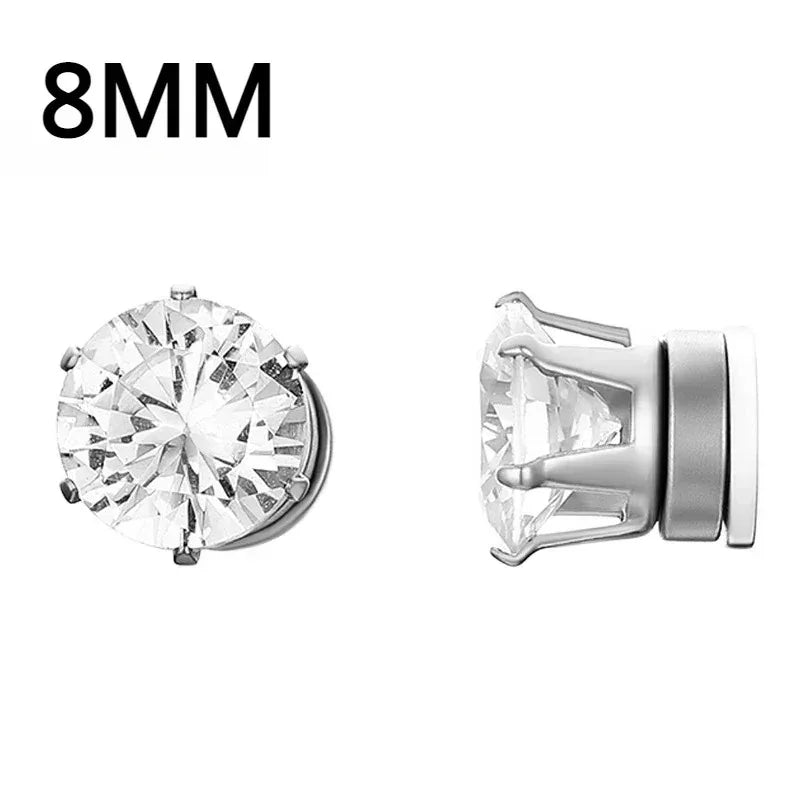 Magnetic Zircon Studs