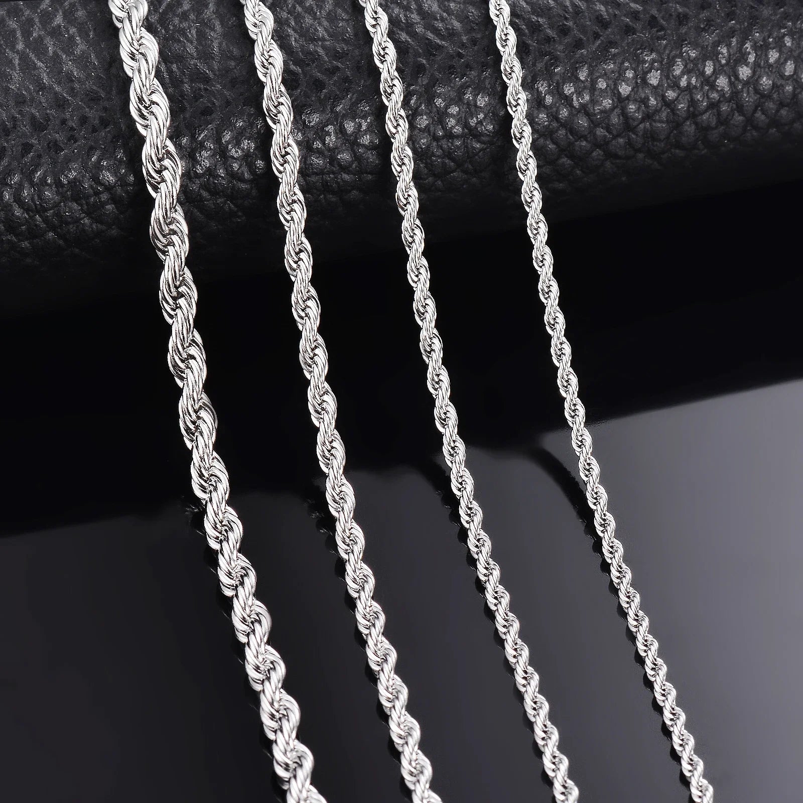 Sterling Silver Rope Chain
