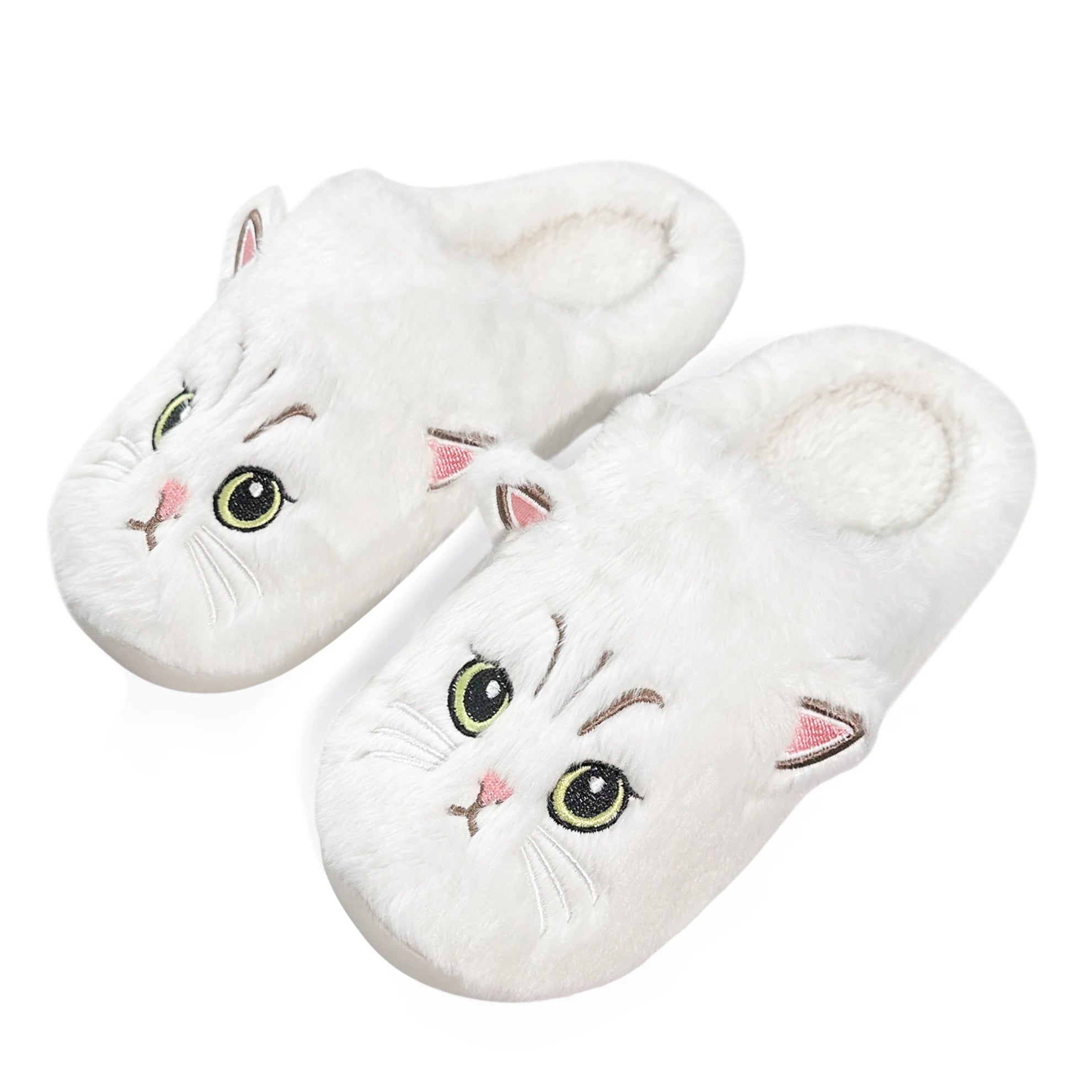 Novelty Cat-Shaped House Shoes