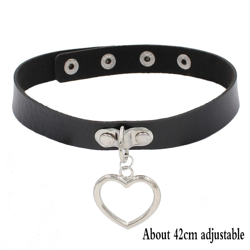 Punk Heart Choker