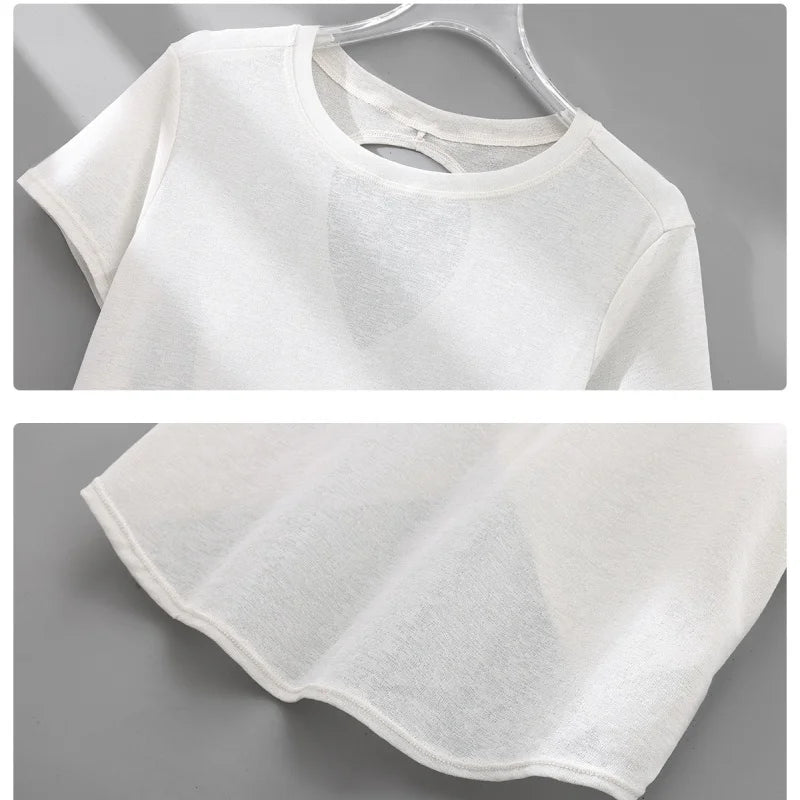 Cross-Back Running Tee