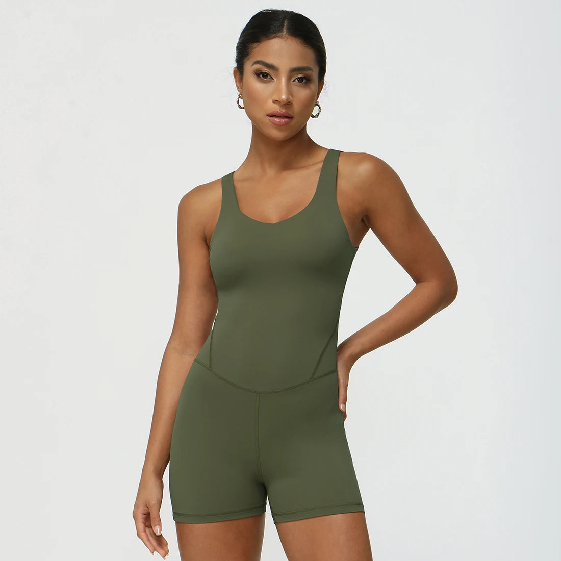 Sleeveless Biker Unitard