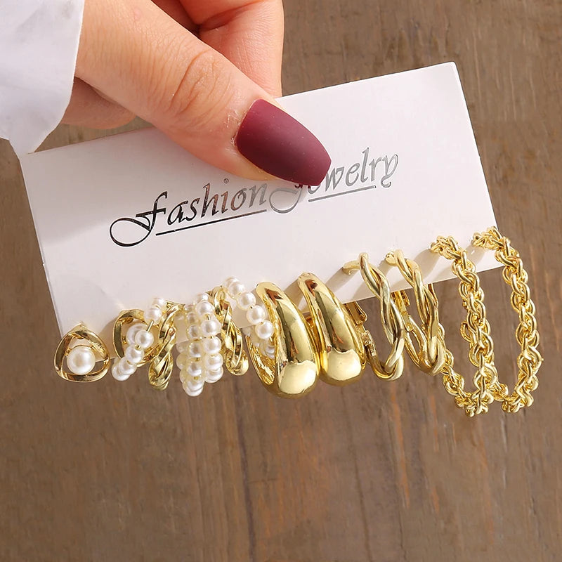 Twine Pearl Drop Set