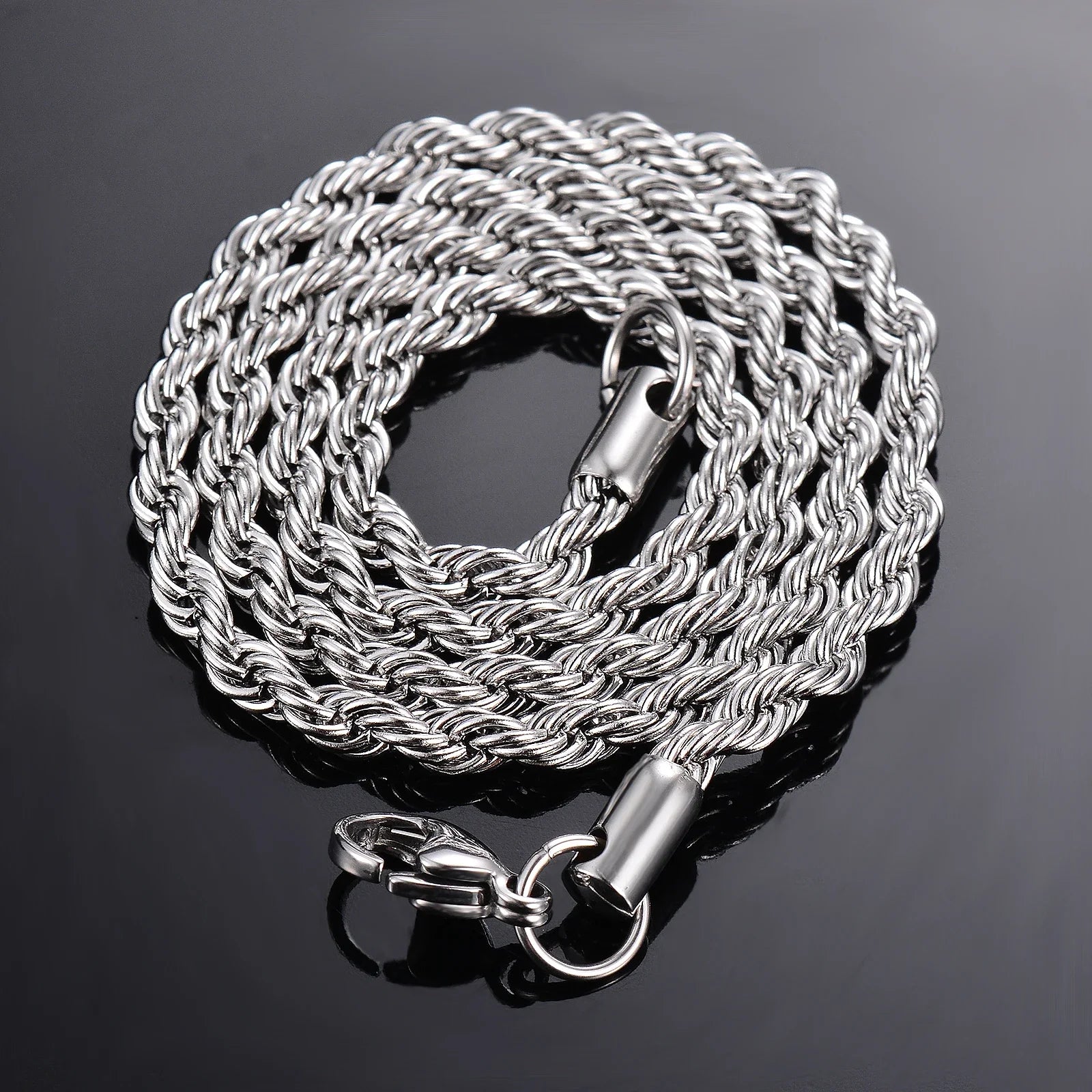 Sterling Silver Rope Chain