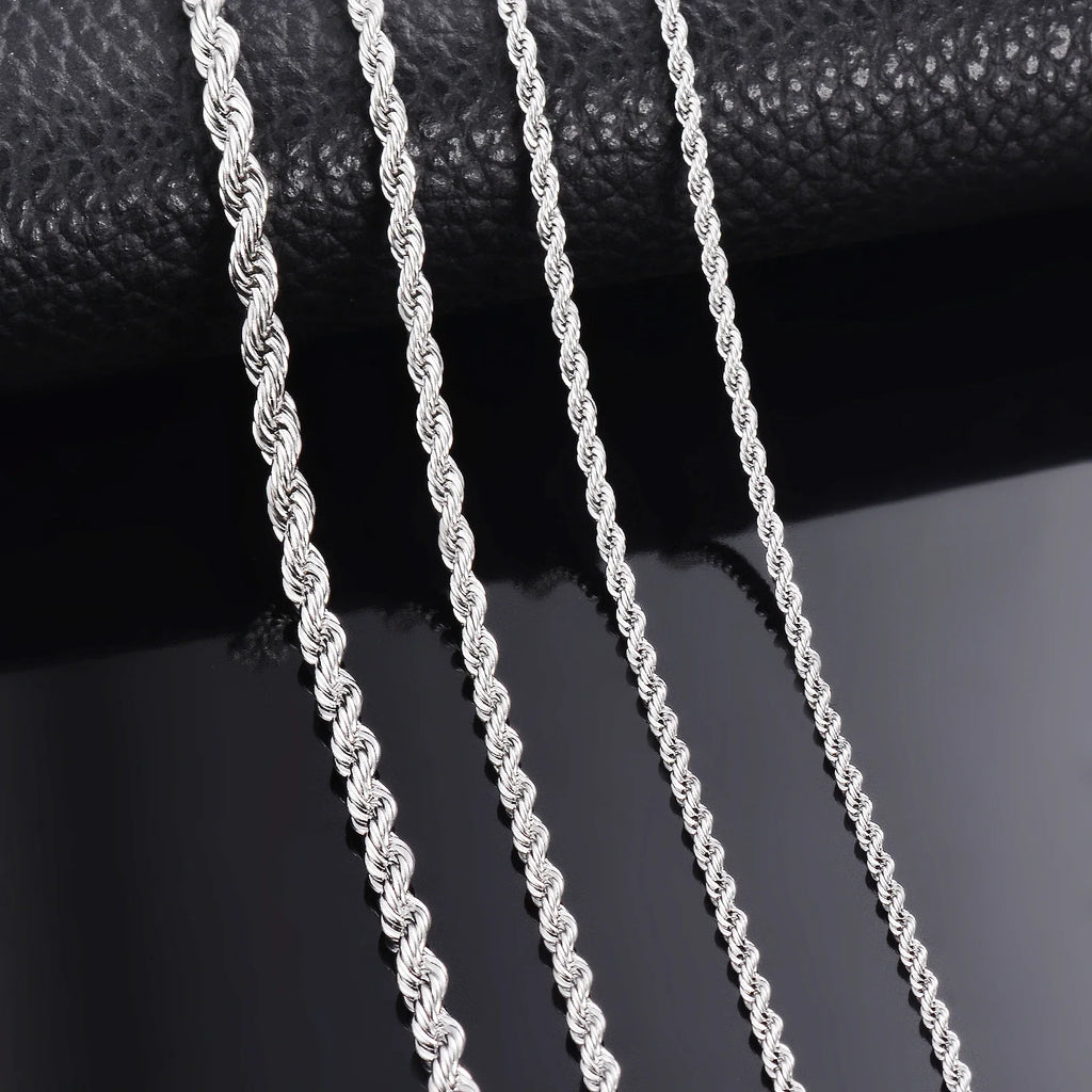 Sterling Silver Rope Chain