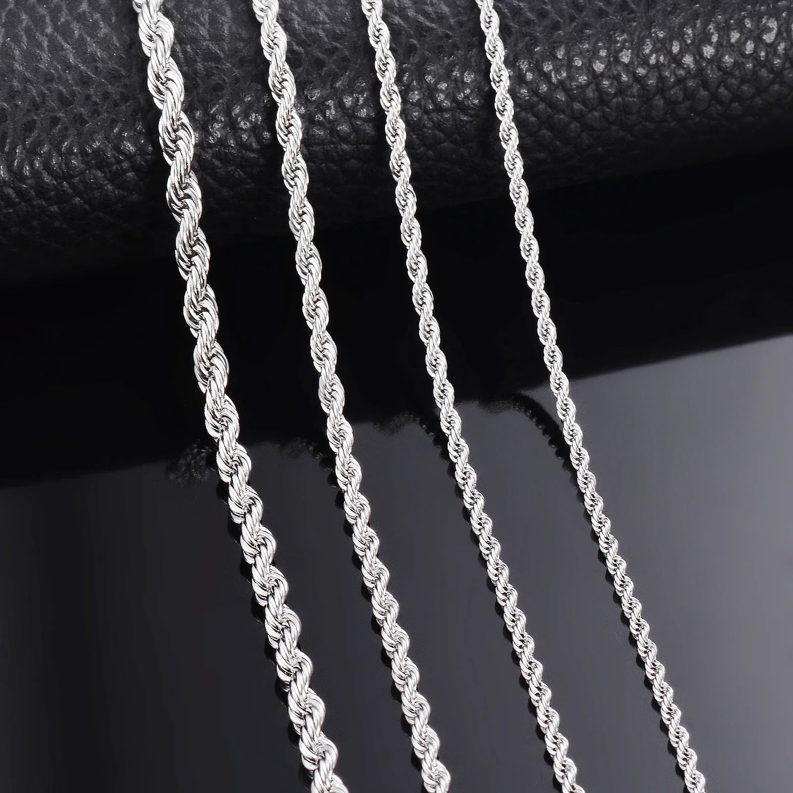 Sterling Silver Rope Chain