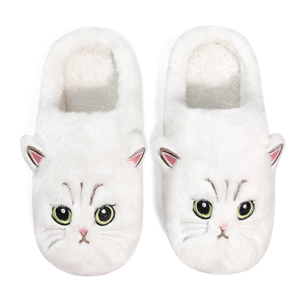 Novelty Cat-Shaped House Shoes