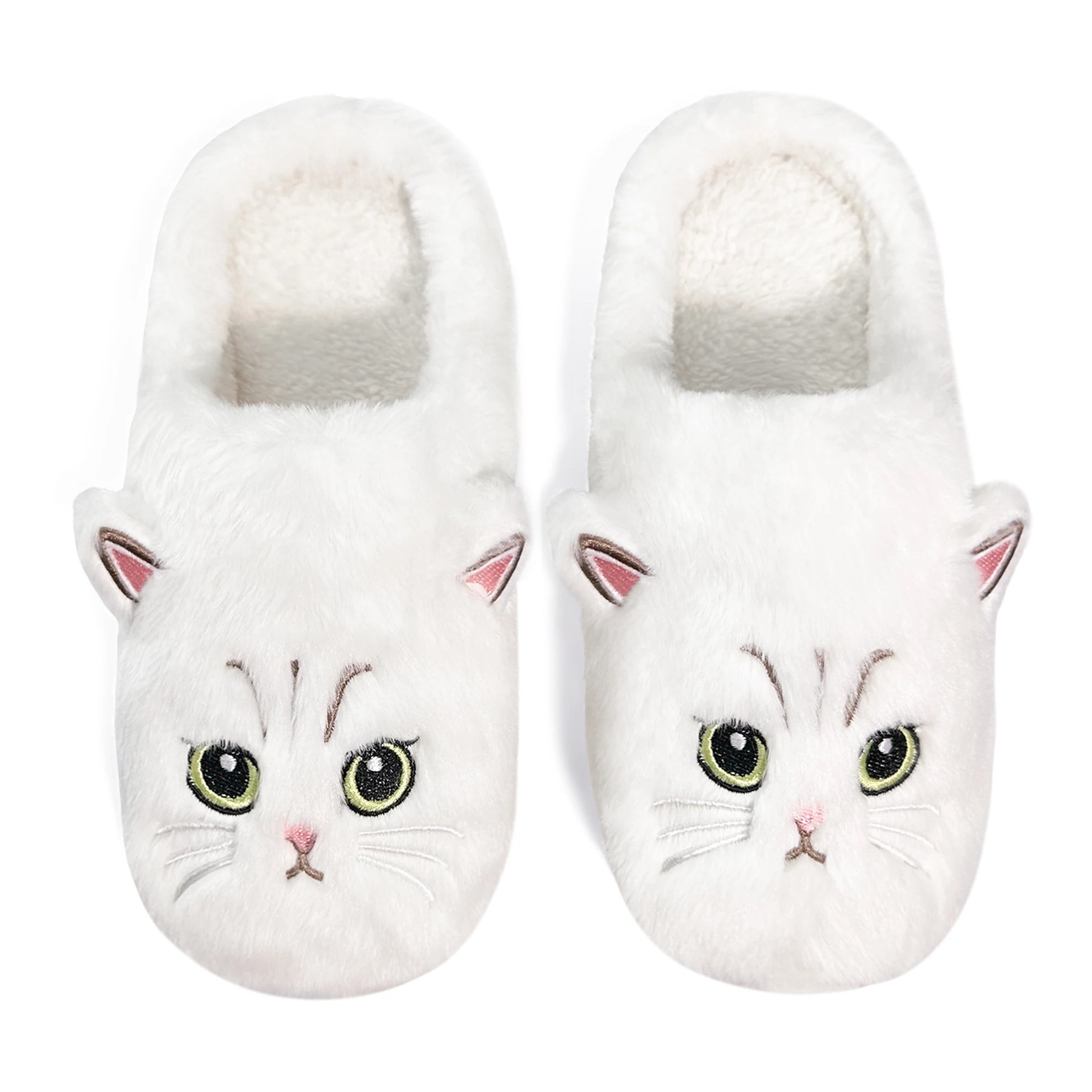 Novelty Cat-Shaped House Shoes