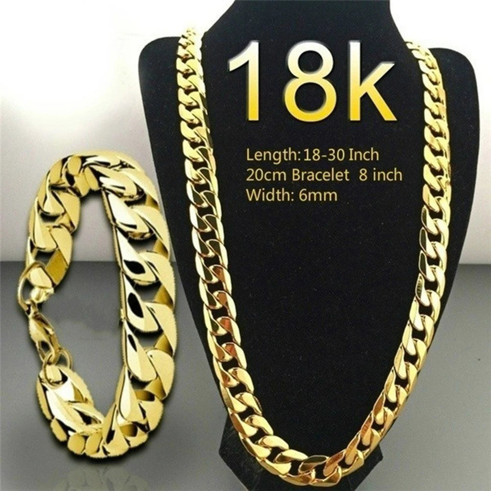 Fashion 18K Cuban Chain