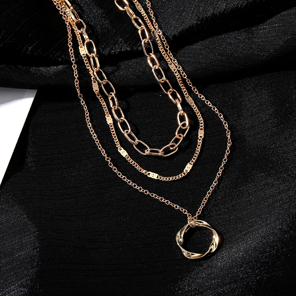 Gold Layered Chains
